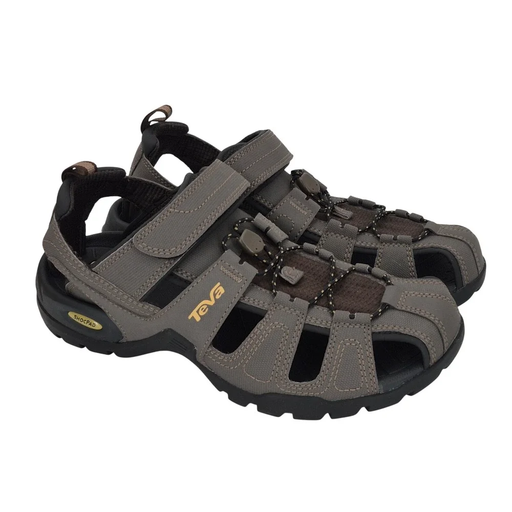 Teva Forebay Sandals Men's Size 8 Turkish Coffee Brown Water Hiking 1001116